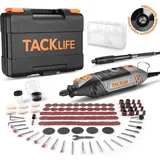 Tacklife RTSL50AC, Rotierendes Werkzeug mit Universalfutter, Multifunktionswerkzeug 135W Kit mit 150 Zubehörteilen mit 6 Geschwindigkeitsstufen Einstellungen(35000rpmMax) Ideal zum Schneiden / Skulpturieren / Polieren/DIY.