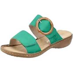 Rieker  Clogs Pantoletten FSK Sandalen 60894-52  in Grün, 40