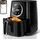 Aigostar Fritteuse heissluft ohne fett, Heißuftfritteuse xxl BPA-frei 4.2L, 8 Menü und Rezept-Community, LED-Touchscreen, 1400W