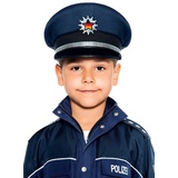 Maskworld Polizei-Kostüm Polizeihut für Kinder blau, Originalgetreue deutsche Polizeimütze von MASKWORLD blau