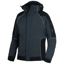 Wetter- und Kälteschutz-Softshelljacke WALTER, anthrazit/schwarz, Größe 3XL - schwarz - 3XL