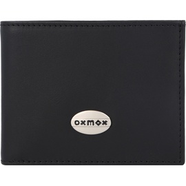 oxmox Leather RFID Protect Pocketbörse Black