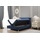 Fun Möbel Boxspringbett Schlafzimmerbett ESME 140x200cm in Stoff Monolith Grau - Grau