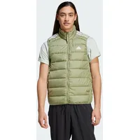 Adidas Herren Essentials 3-Stripes Light Down Vest, tent green, S