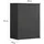mokebo Der Kurze 60 x 81 x 34 cm Schwarz