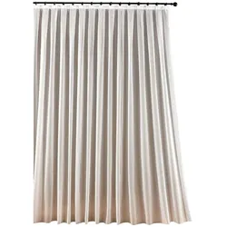 Gardine WECKBRODT "Webstore", weiß, B:230cm H:225cm, Polyester, Gardinen, Webgardine, feste Falten, Uni, halbtransparent, nach Maß,, Store