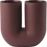 Muuto Kink Vase deep red