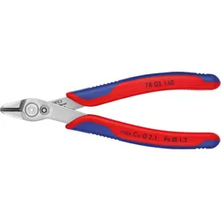 Knipex Elektronik Seitenschneider Super Knips INOX DIN ISO 9654, 125 - 140 mm, Einkürzen Kabelbinder