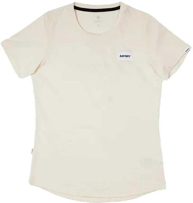 Saysky Damen Logo Motion T-Shirt weiß