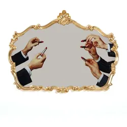 SELETTI - Toiletpaper Baroque Spiegel Gold
