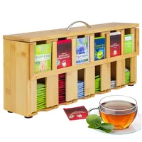 Onvaya ONVAYA® Teebox aus Holz Teekiste mit 6 Fächern