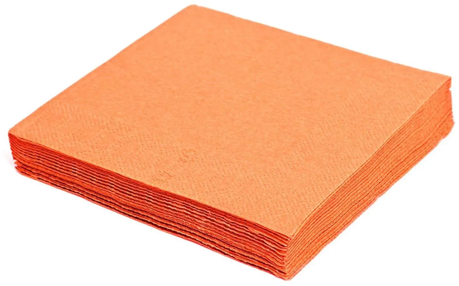 Servietten 33 x 33 cm 1/4 -Falz, 2-lagig orange,  50 Stk.