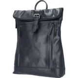 The Skandinavian Brand Leder Freizeit Rucksack schwarz