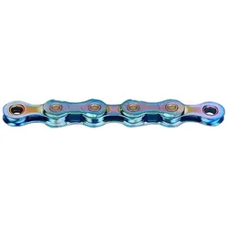 KMC Kette X12 12-fach. 126 Glieder Missing Link. 1/2x11/128. aurora blue BLAU No Size