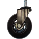 JLC LC-Power LC-CASTERS-7BB-SPEED, Lenkrolle, LC-Power, Schwarz Kunststoff, Gummi, 7,5 cm, 1,13 kg