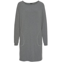 VIVANCE DREAMS Damen Sleepshirt melange-dunkelgrau Gr.32/34