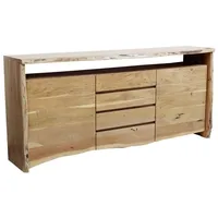 Massivmoebel24 Sideboard Akazie210x45x96 natur lackiert PURE ACACIA #701)