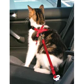 Trixie Auto-Geschirr Katzengeschirr 20–50 cm Rot