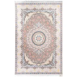 Orientteppich MORGENLAND "Orientteppich - Rejina - läufer", silber, B:150cm H:6mm L:225cm, Acryl, Teppiche