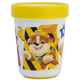 Stor Paw Patrol Kinderbecher 260ml mit Rutschfester Base, Wiederverwendbarer BPA-freier Kunststoffbecher, Mikrowellengeeignet für Kinder