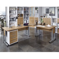 Winkelschreibtisch Calvia Schreibtisch Winkeltisch  Bürotisch Alteiche 200x200