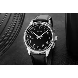 Casio MTP-V005L-1B4 Leder 40 mm 1B4