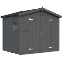 Palmako Gerätehaus Dan 4,5 m2 - 16 mm dunkelgrau