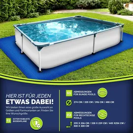 tillvex Bodenplane blau 500 cm x 300 cm