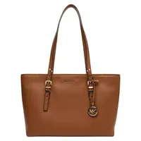 Michael Kors Quinn Medium Shopper Leder Brown