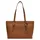 Michael Kors Quinn Medium Shopper Leder Brown