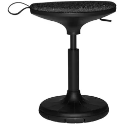 Wagner W3 Low Ergonomischer Bürohocker mit 3D-Bewegung, schwarz