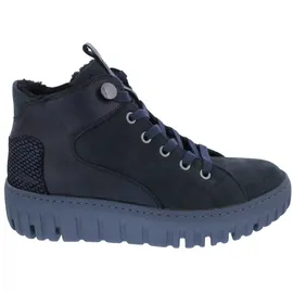 WALDLÄUFER H-Livia Schnürstiefel Blau - 41 EU Weit