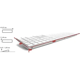 Apple Magic Keyboard mit Ziffernblock DE silber