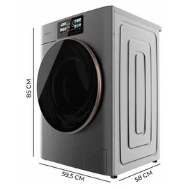 Cecotec Bolero DressCode 9950 Waschmaschine (9 kg, 1400 U/min, Steel)