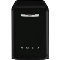 Smeg LVFABBL3 Retro-Geschirrspüler (freistehend, 598 mm breit, Schwarz)