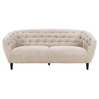 Actona Sofa Ria Stoff Beige 3-Sitzer