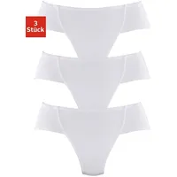 petite fleur Formstring, (3er-Pack), Bodyforming Slip aus elastischer Baumwolle PETITE FLEUR weiß