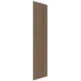 Akustikpaneel Wandverkleidung Walnuss Natur MDF Akustikfilz Schwarz 240 cm FSC®
