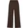 Zero Damen Hose mit Bindegürtel Braun 38