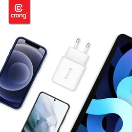 Crong USB-C Power Delivery 20W Wandladegerät Weiß