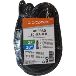 Fahrradschlauch PROPHETE "Fahrradschlauch", schwarz (farbe}), Fahrradschläuche, 48mm, Dunlopventil (DV), 28 Zoll (71,12cm)