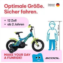 S'COOL XXlite 12 Zoll RH 25 cm blau