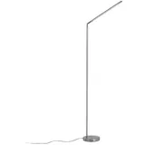 Lindby LED Stehlampe modern, Standleuchte Metall, 6W LED Leuchtmittel, Leselampe-Stehlampe für Wohnzimmer, Esszimmer, Arbeitszimmer