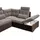 MID.YOU Wohnlandschaft Kunstleder 3-Sitzer Beige/Braun