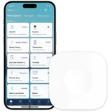 Aqara Mini-Funkschalter, Benötigt Aqara Hub, Zigbee-Verbindung, 3-Wege-Mehrzweck-Steuerknopf für Smart Home-Anwendungen, Kompatibel mit Apple HomeKit, IFTTT