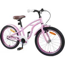 vidaXL Kinderfahrrad 18 Zoll RH 0 cm Hellrosa