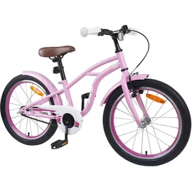 vidaXL Kinderfahrrad 18 Zoll RH 0 cm Hellrosa