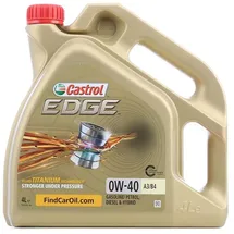 Castrol EDGE 15338F 0W-40 4,0 l