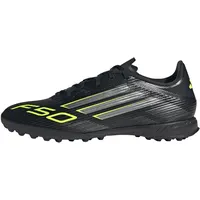 adidas F50 League TF Herren Core Black/Iron Met/Lucid Lemon 39