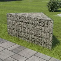 VidaXL Gabionen-Hochbeet Verzinkter Stahl 75×75×50 cm